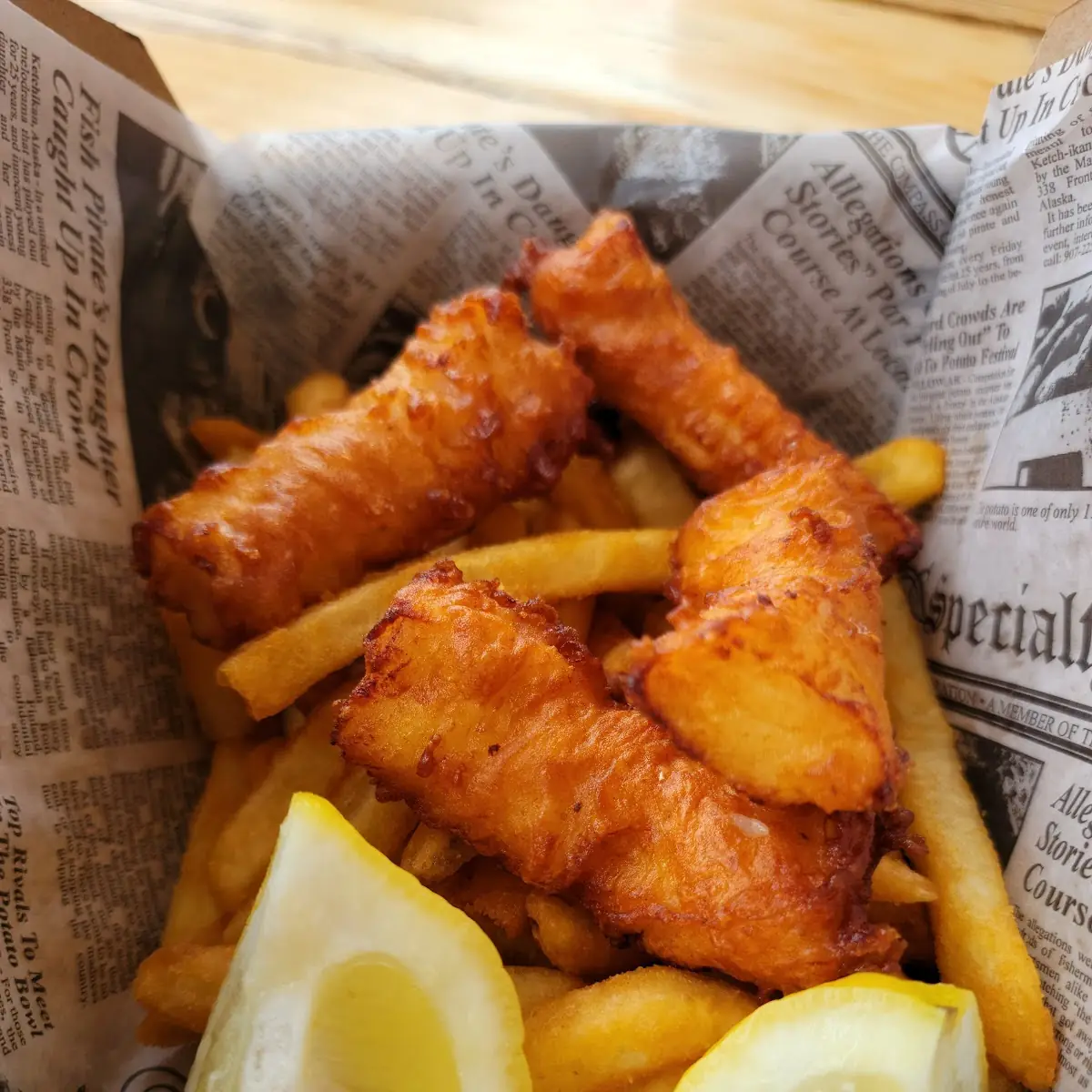 Halibut Fish N Chips
