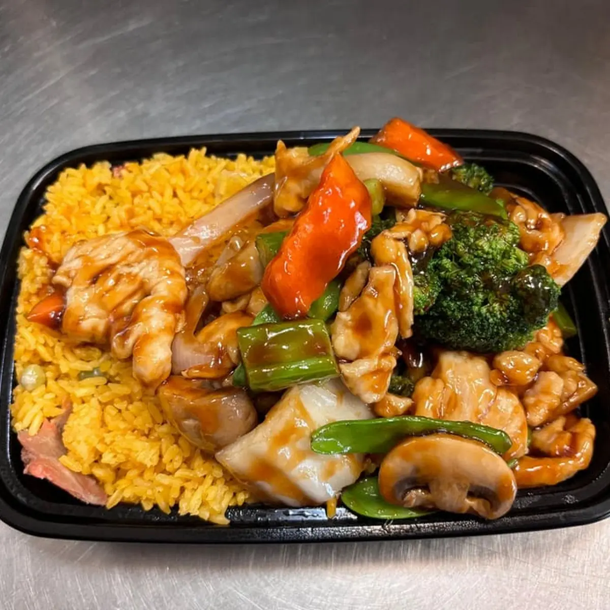 Double Delight w Garlic Sauce