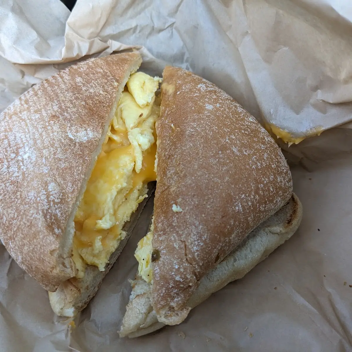 Egg and Cheese Sandwich
