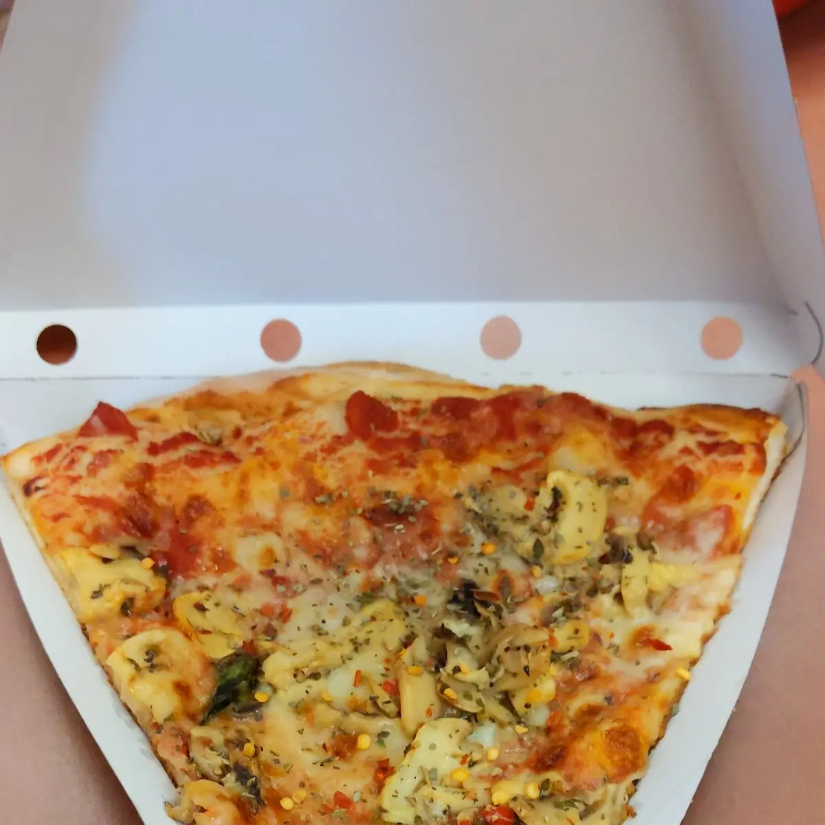 Mushroom Pizza by the Slice