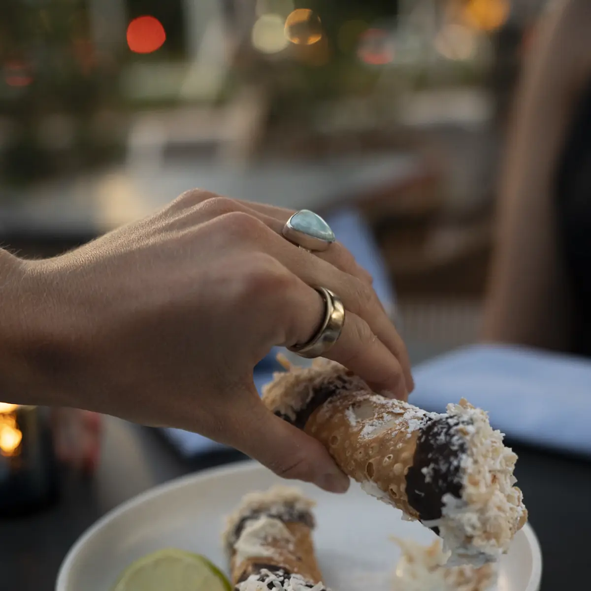 Key Lime Cannoli