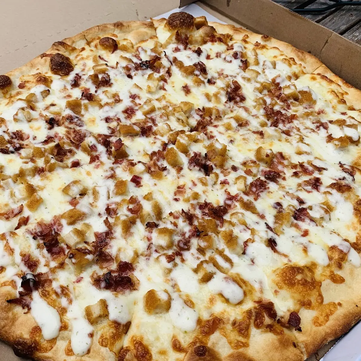 Chicken Bacon Ranch Pizza