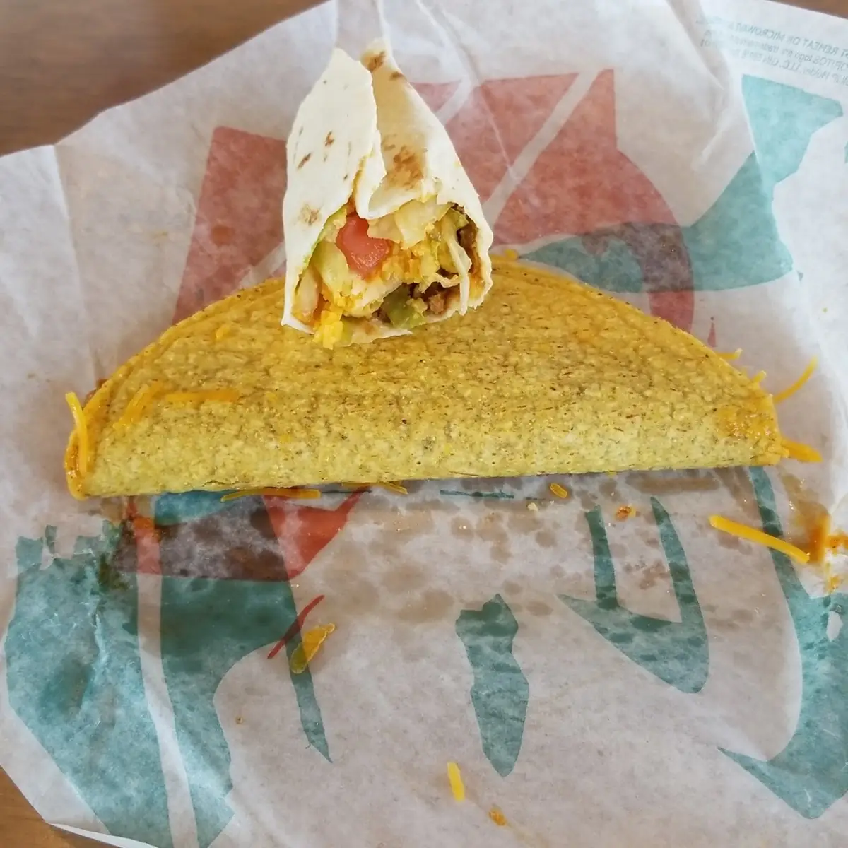 Hard Shell Taco Meat & Cheese Only and Soft Taco Supreme