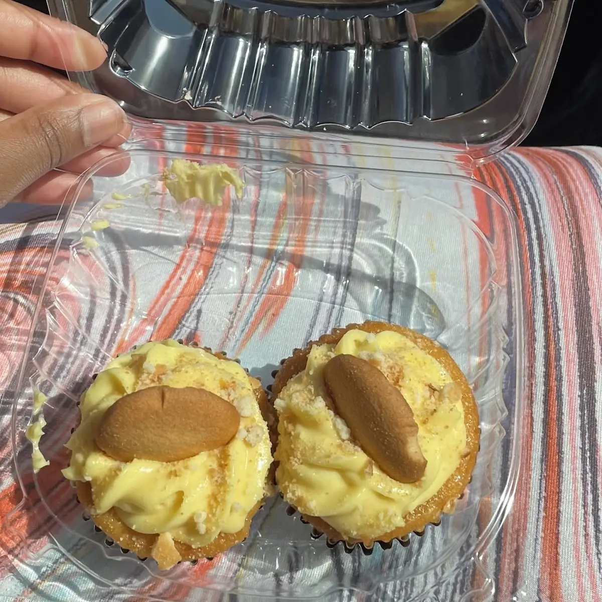 Banana Pudding Cup Cake