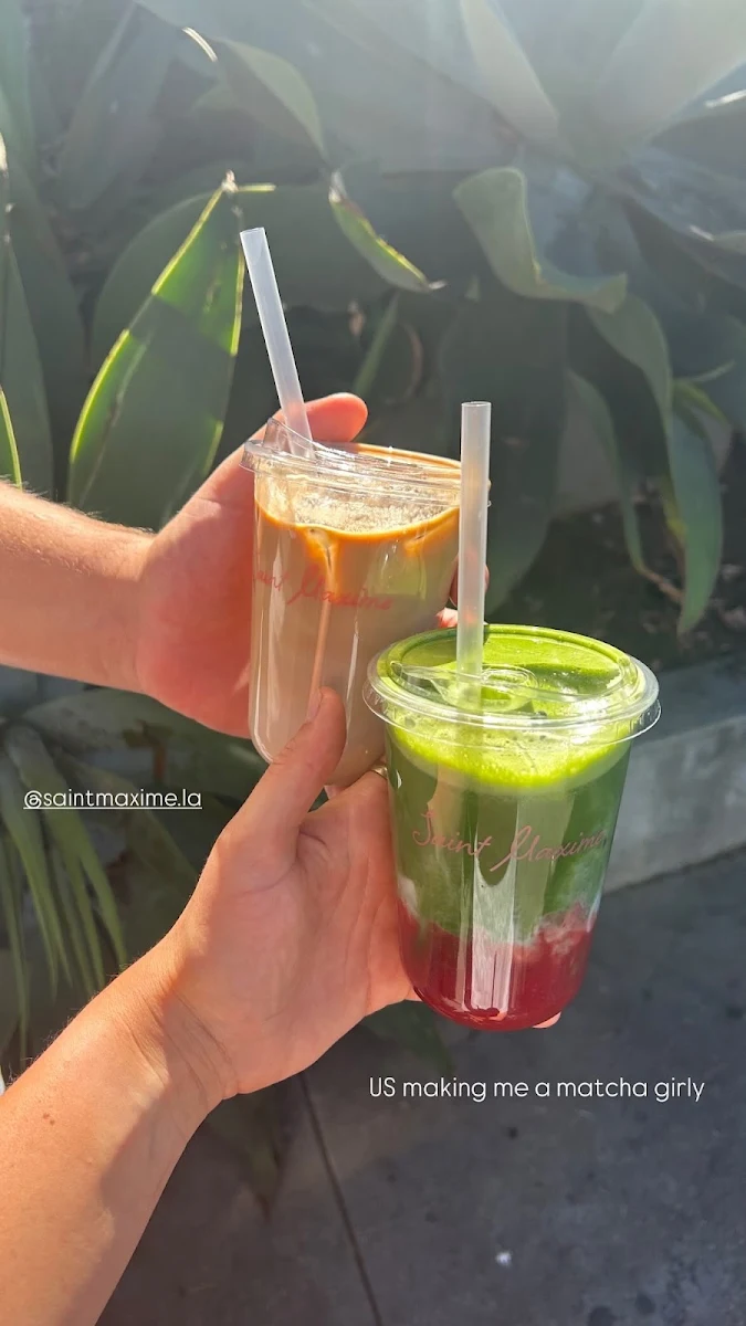 Iced Strawberry Matcha