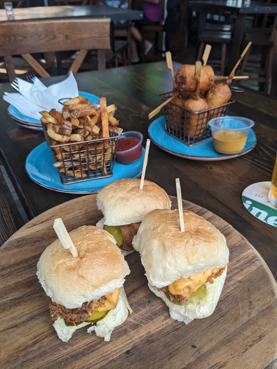 Chicken Sliders, The Squire Pub & Grill