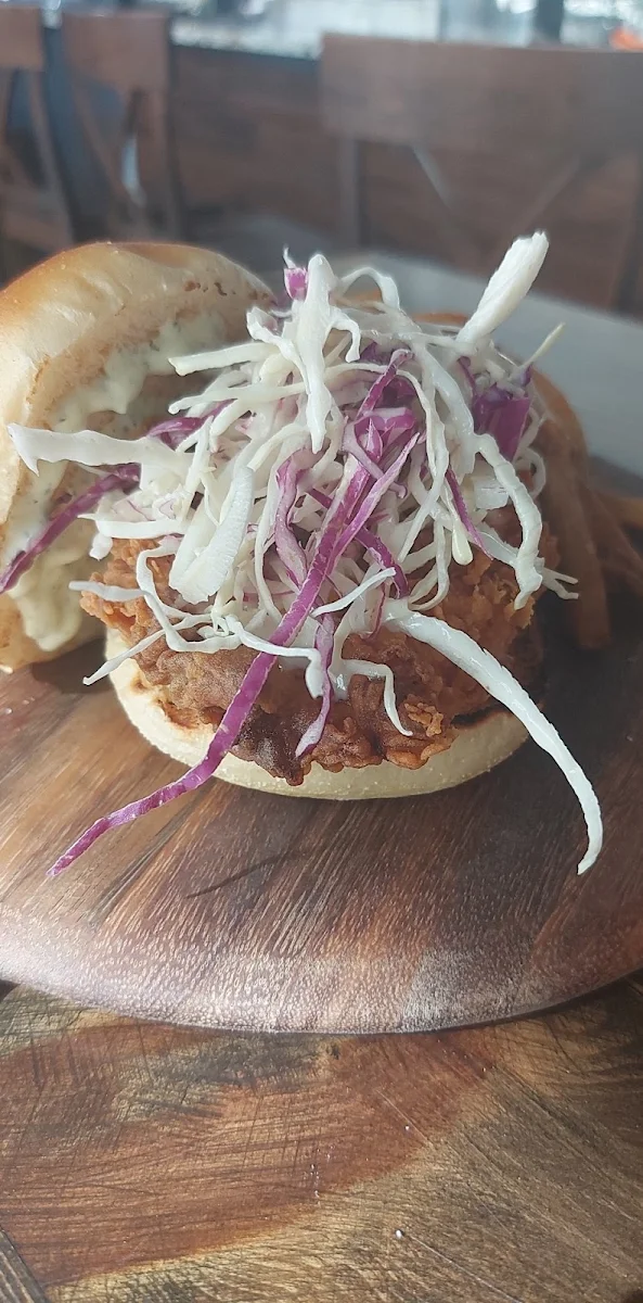 Farmhouse Crispy Chicken Sandwich, The Squire Pub & Grill