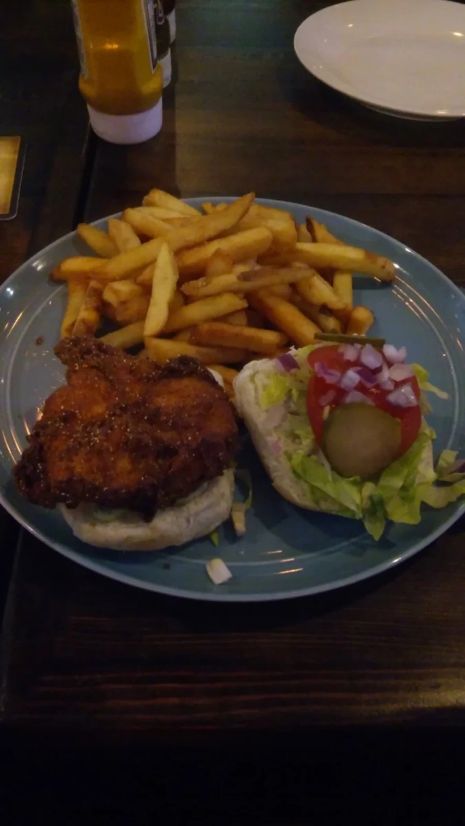 Fried Chicken Sandwich, The Squire Pub & Grill