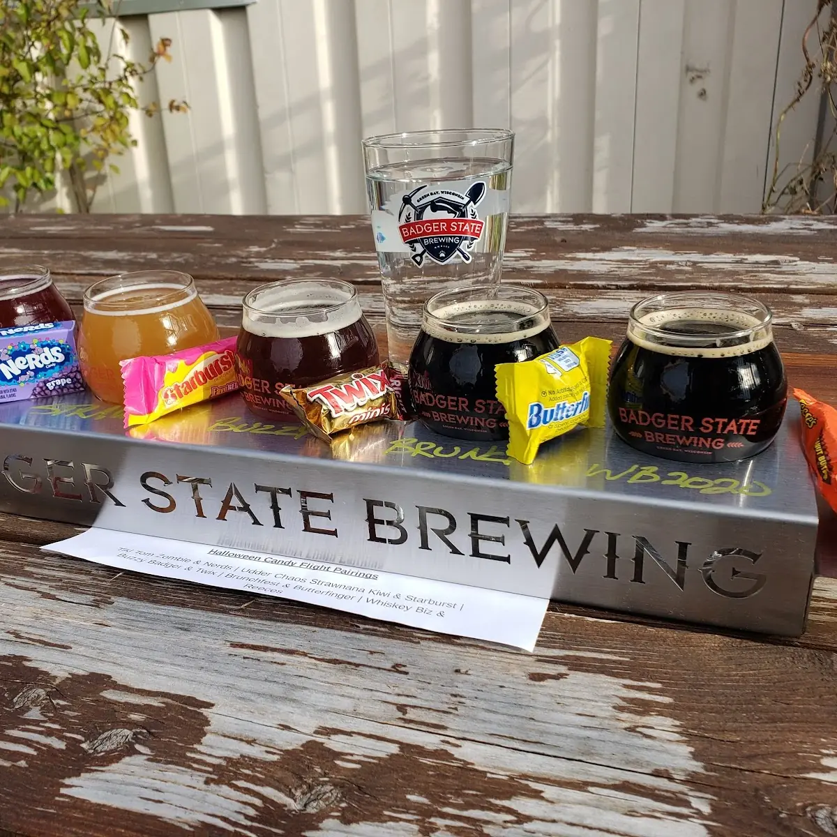 Halloween Candy & Craft Beer Flight