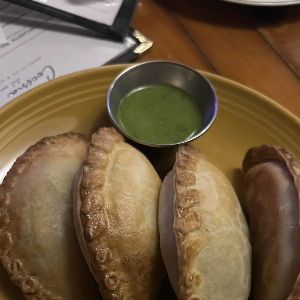 Mushrooms Asiago Truffle Empanada