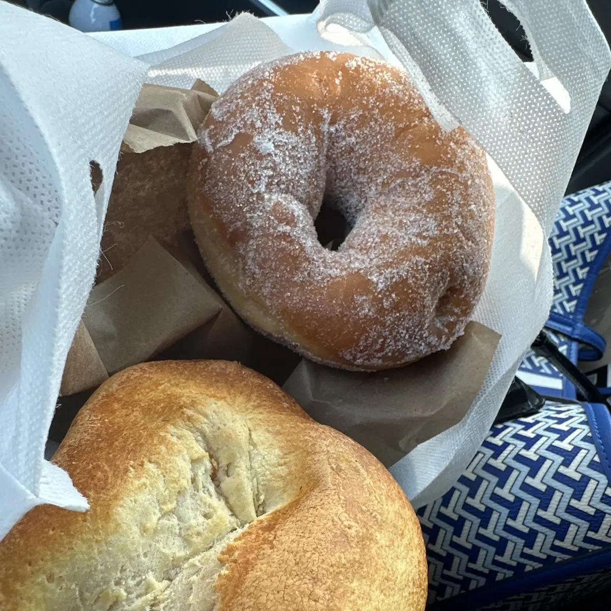 Fresh Bread and Sugar Donuts