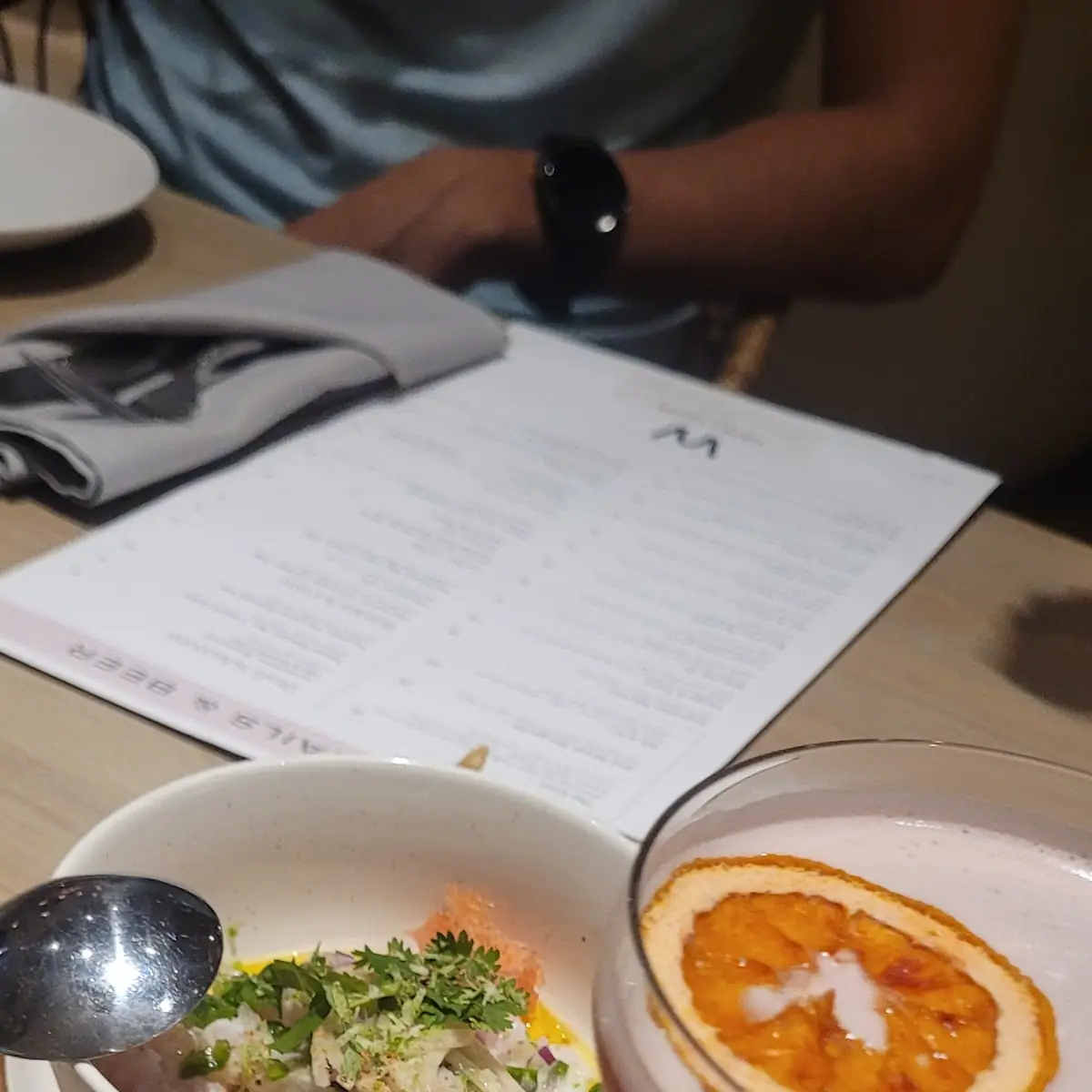 Striped Bass Ceviche