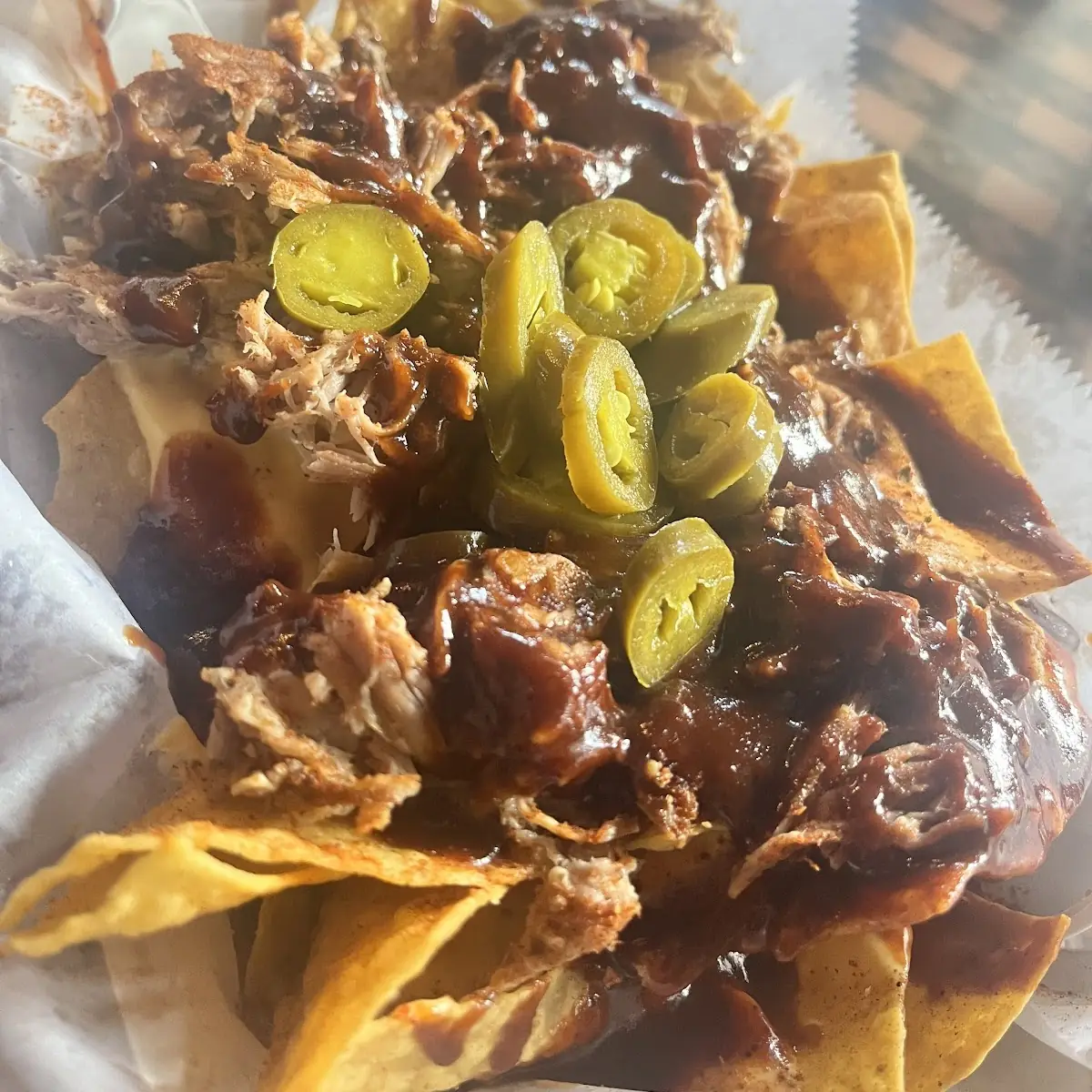 BBQ Pulled Pork Nachos