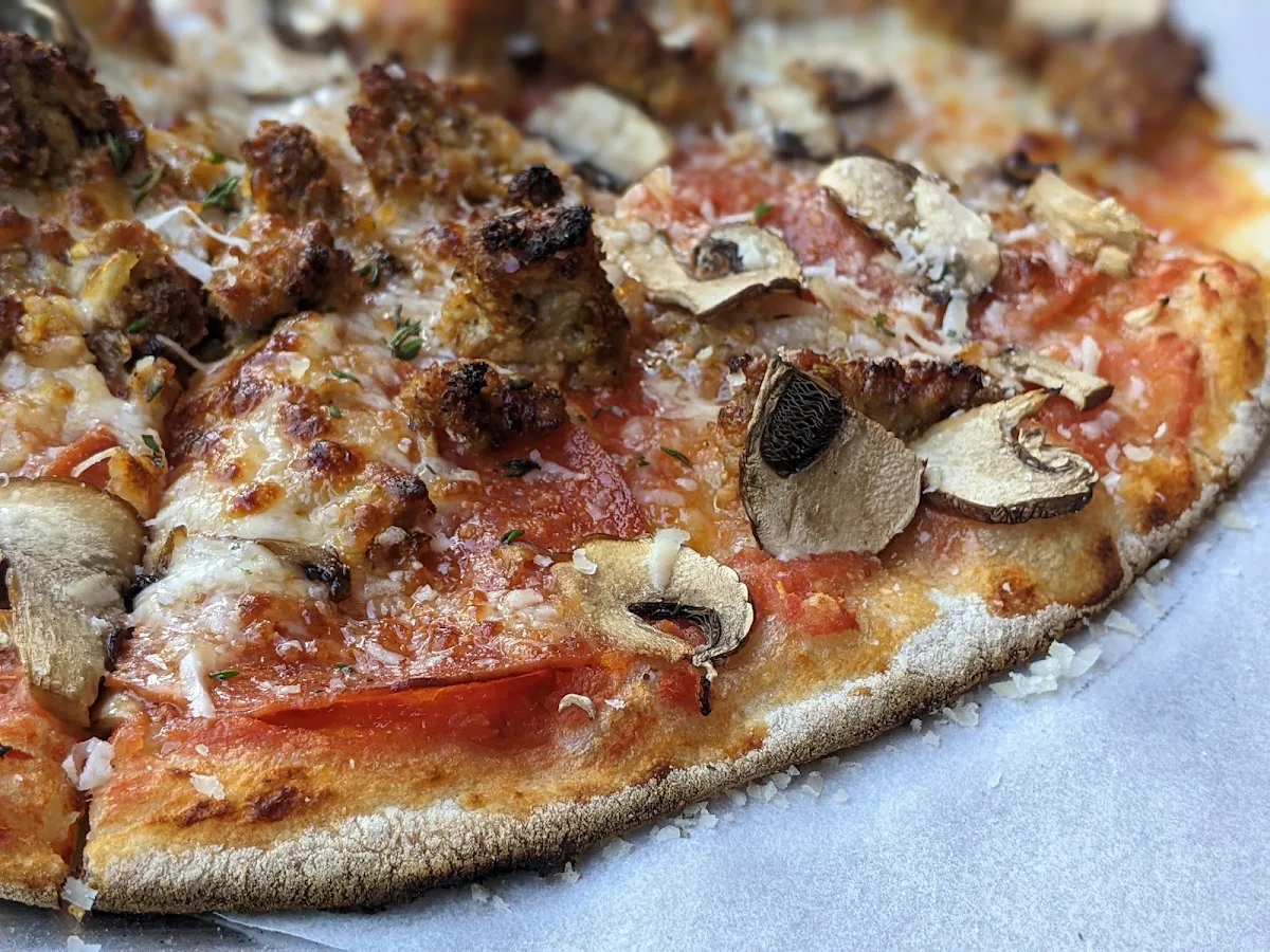 Sausage & Mushroom Pizza