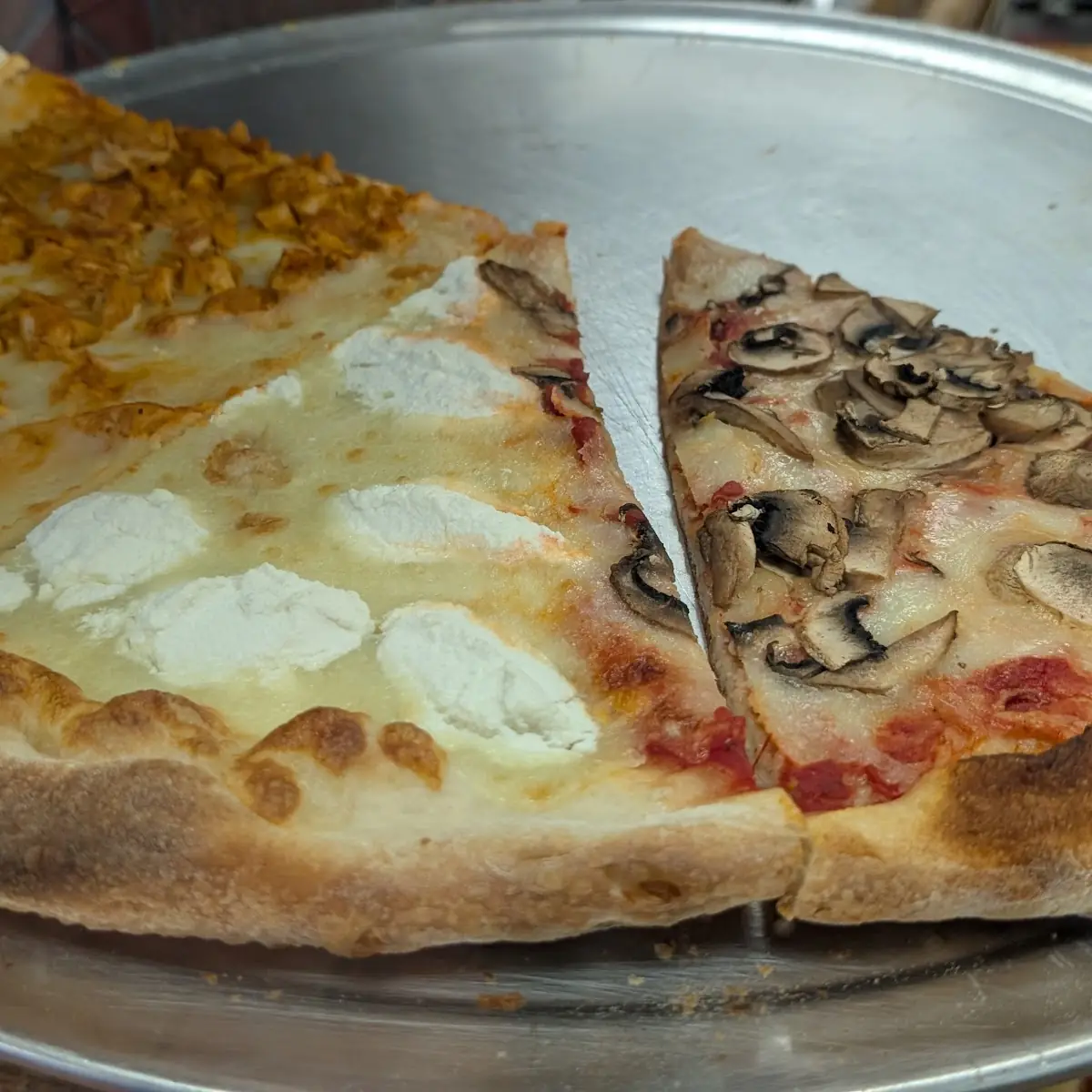 Plain Cheese Pizza Slice