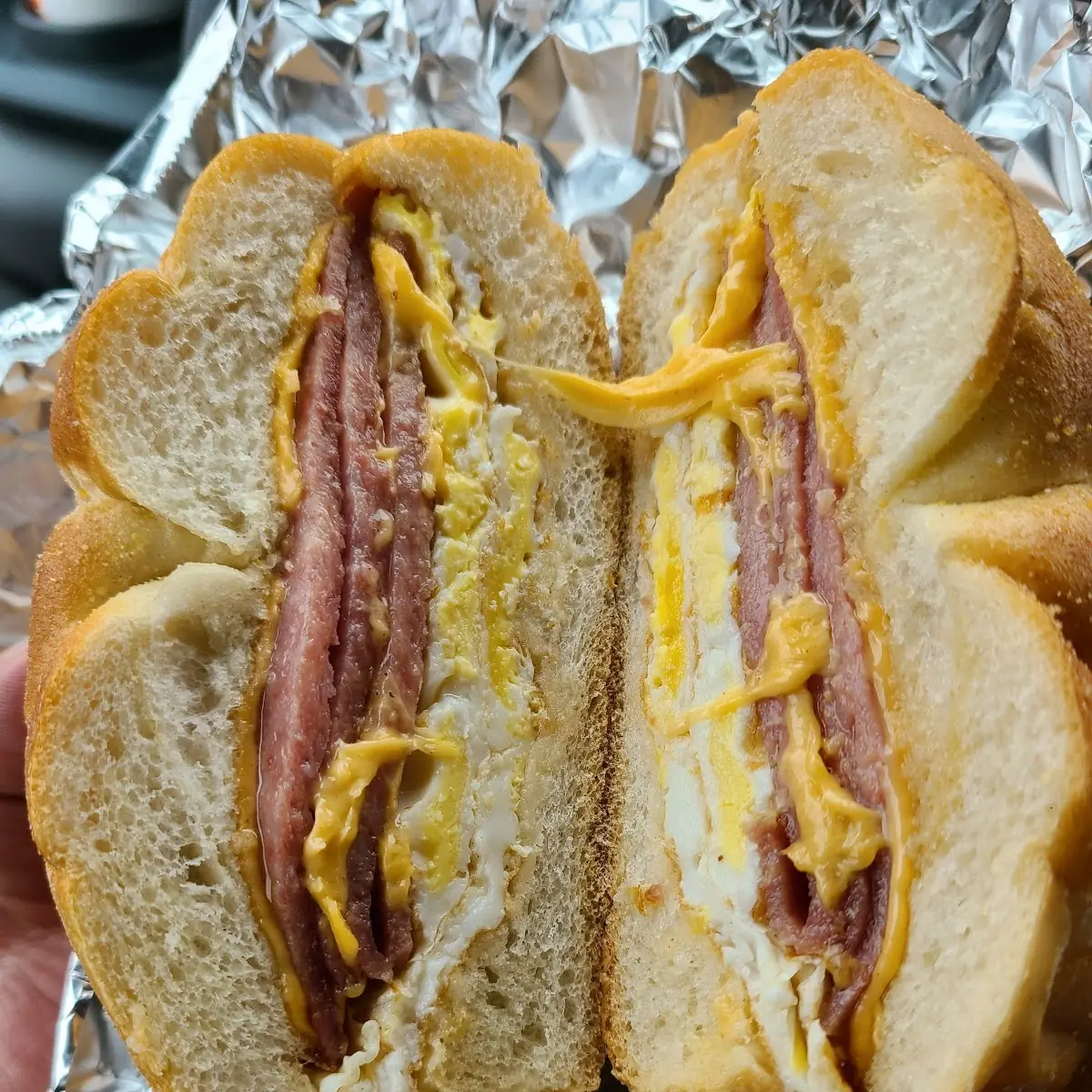 Taylor Ham Egg Sandwich