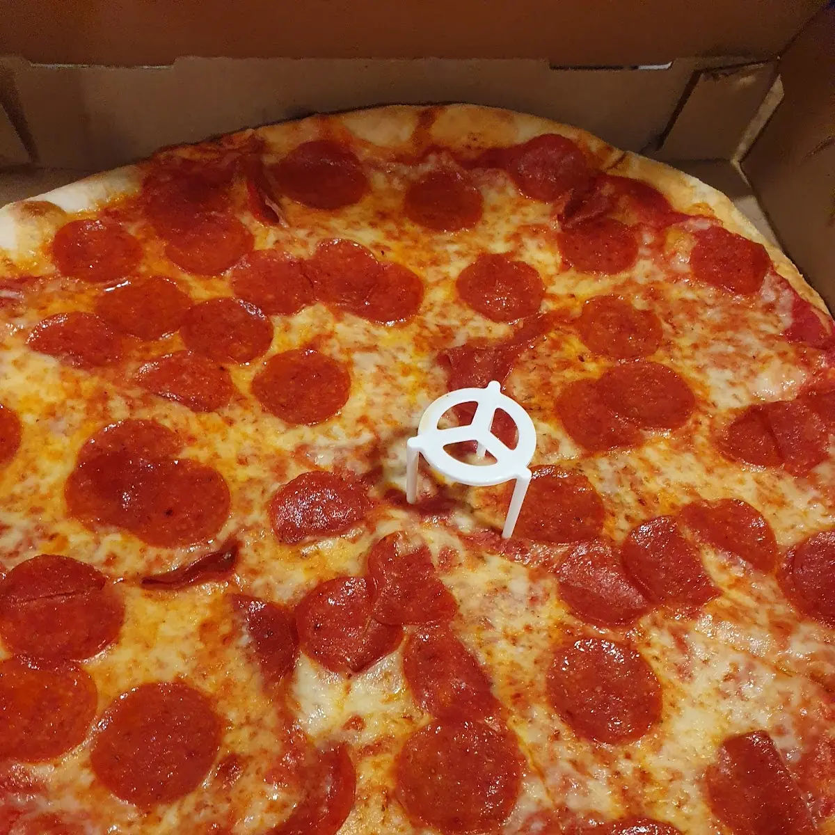 Large Pepperoni Pizza in Box