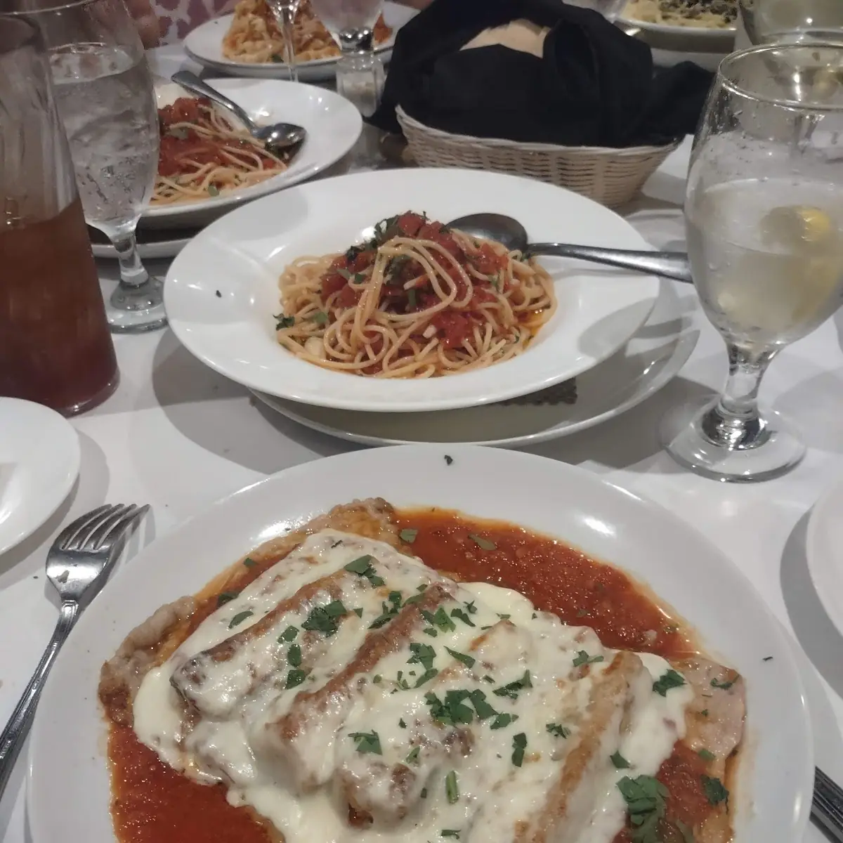 Chicken Parmigiana with Tomato Sauce