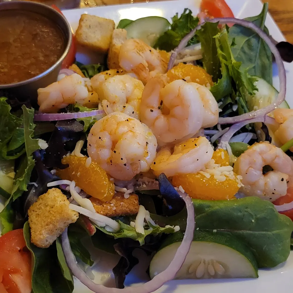 Lemon Pepper Shrimp Salad