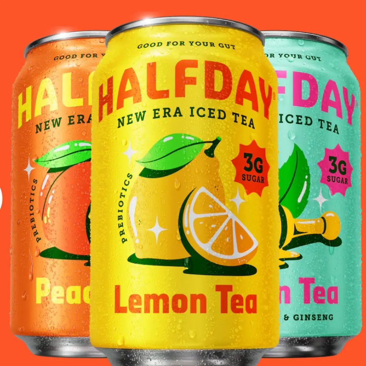 Half Day Ice Tea Peach or Lemon