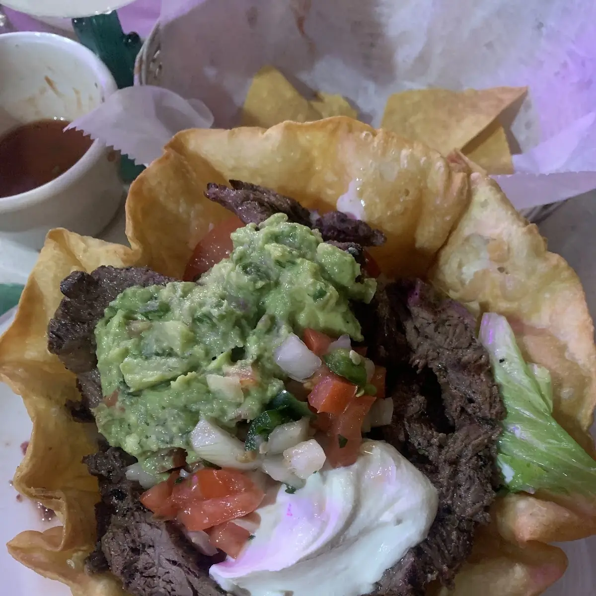 Beef Taco Salad Grill