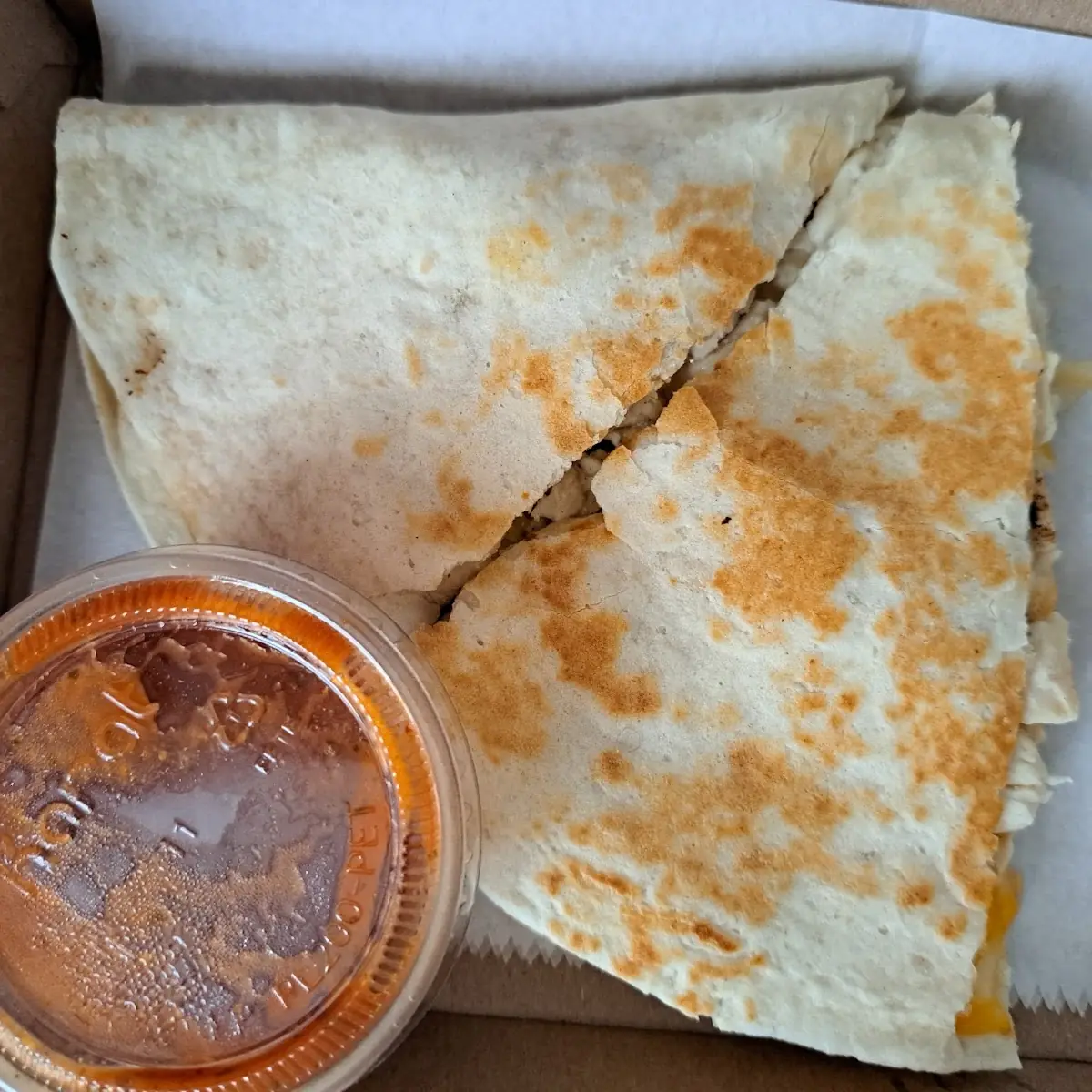 Chicken and Cheese Quesadilla