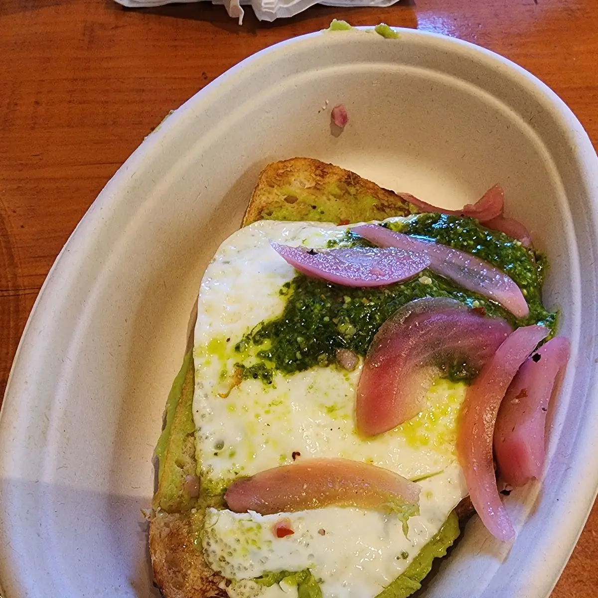 Egg Avocado Toast on Sourdough