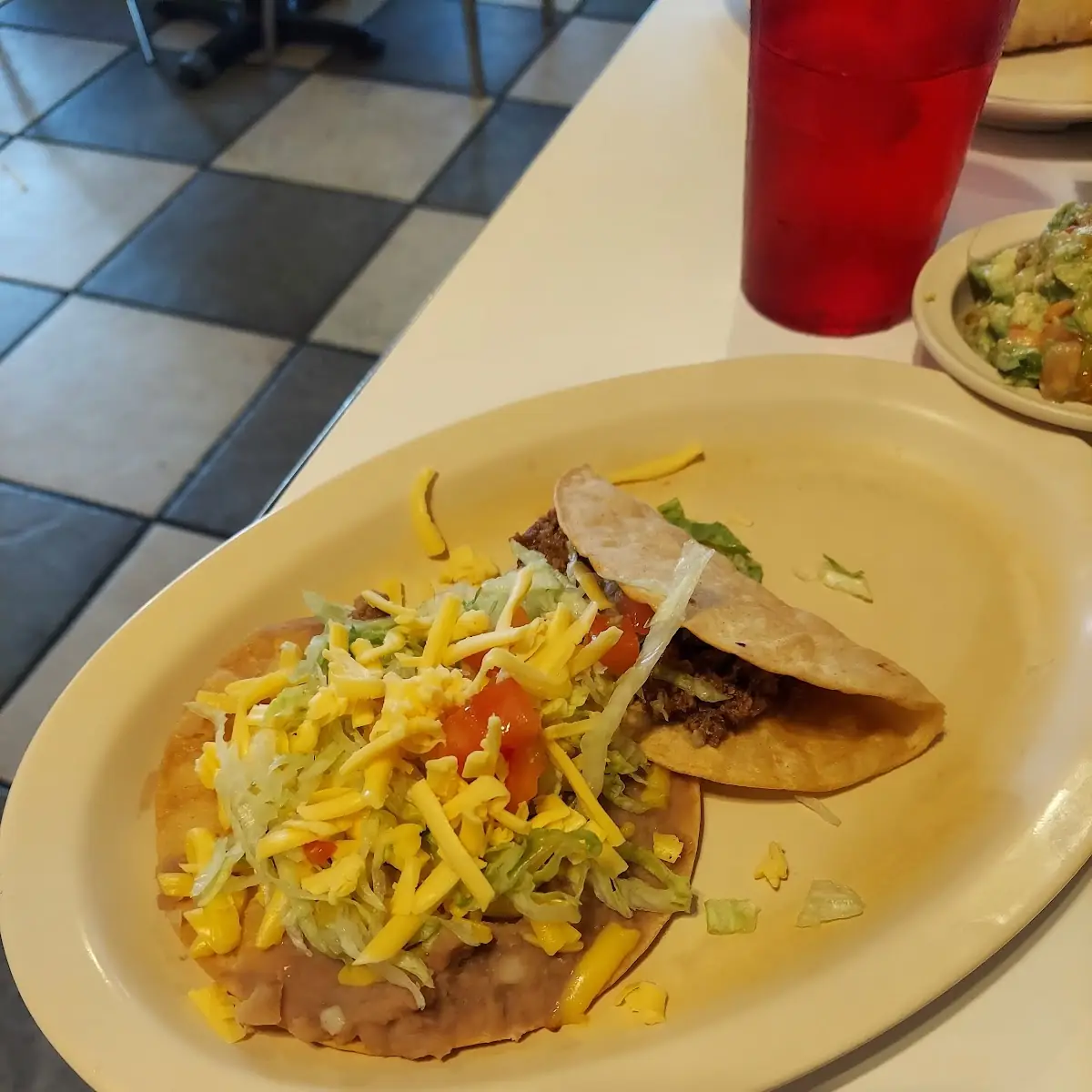 Beef Taco and Bean Chulupa