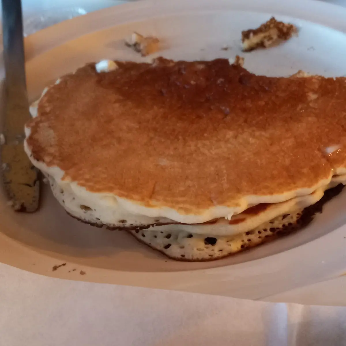Pancake Combo Eggs and Bacon