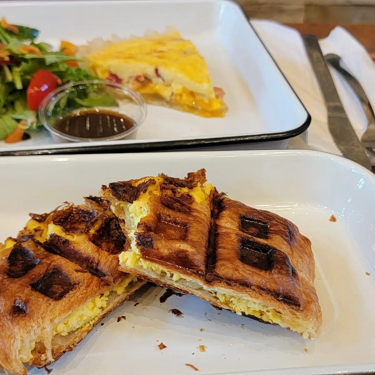 Egg Sandwich and Quiche