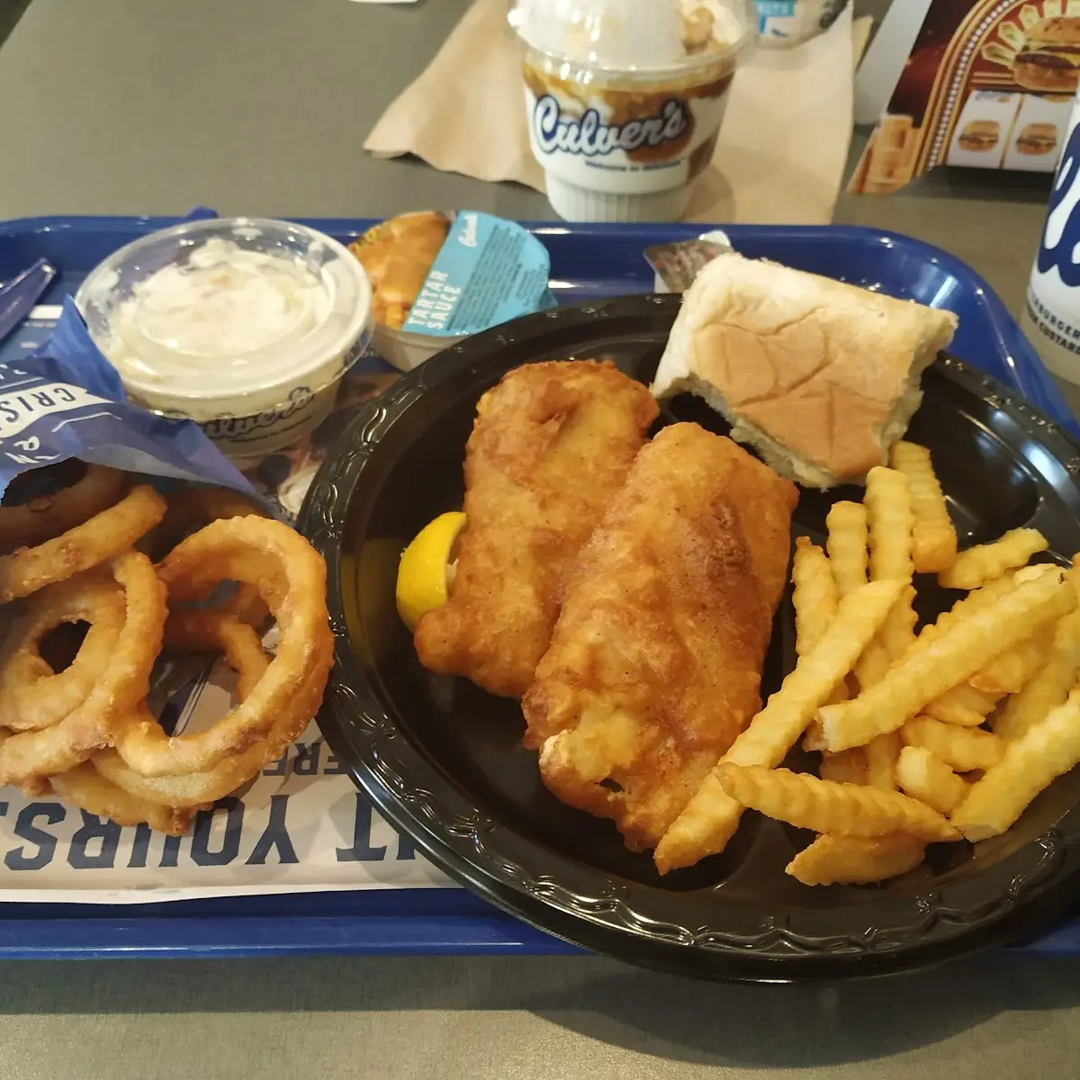 Cod Fish and Chips and Dips