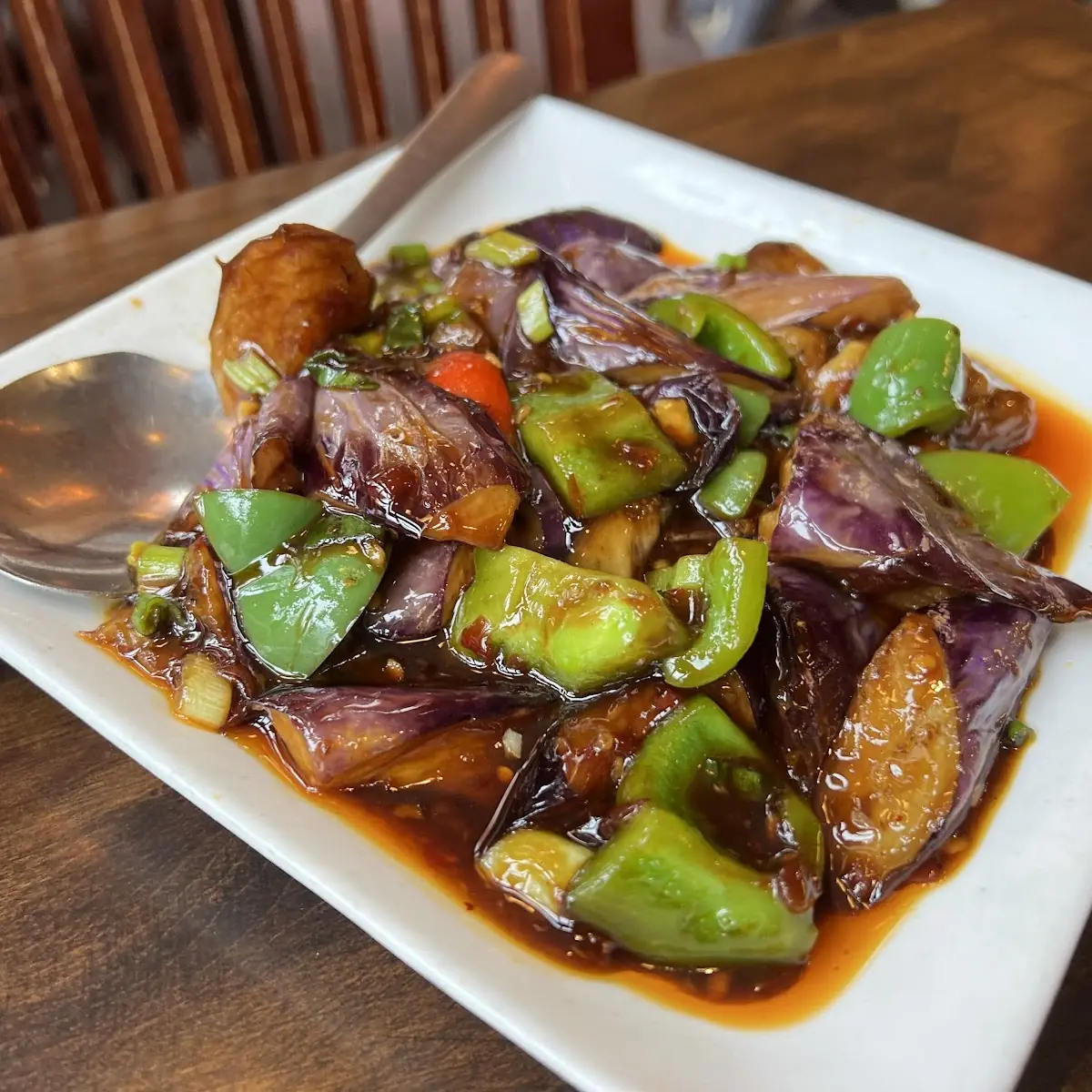 Eggplant w Garlic Sauce