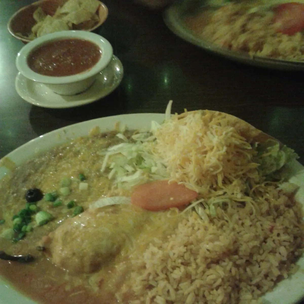 Chille Relleno Rice and Beans