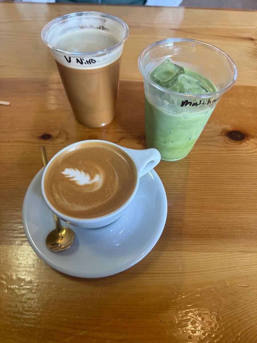 Flat White Iced Matcha Latte Nitro Cold Brew Coffee