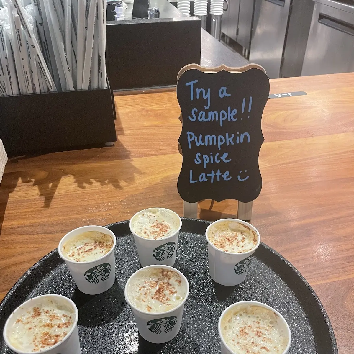 Samples of PSL Pumpkin Spice Latte