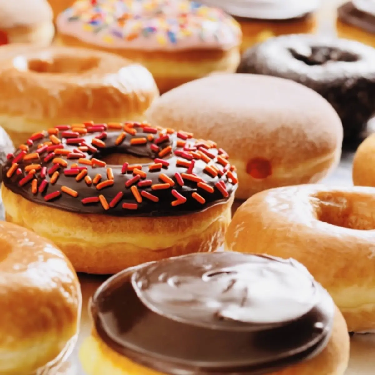 Glazed Donut Chocolate Donut