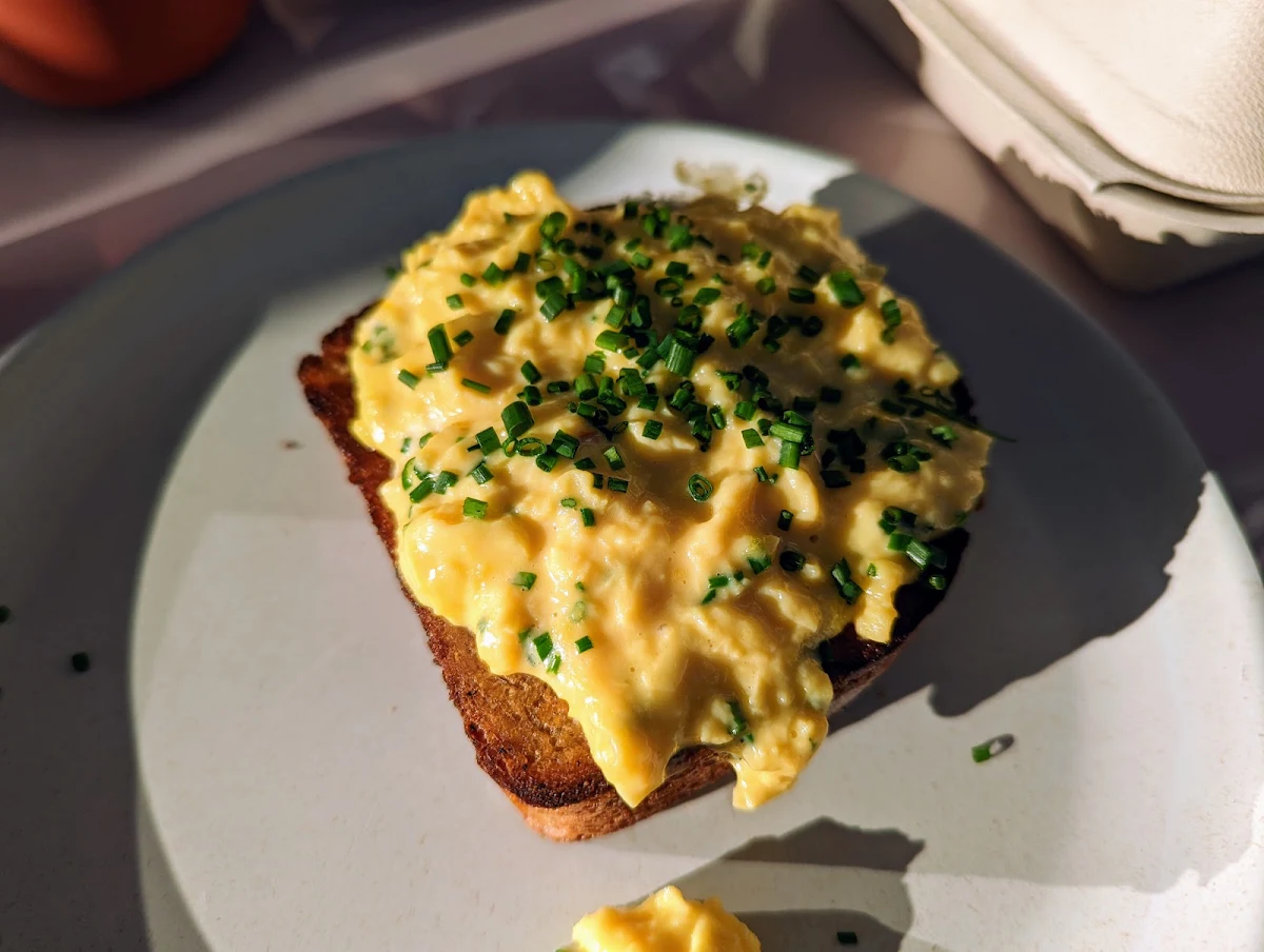 Scrambled Egg Toast