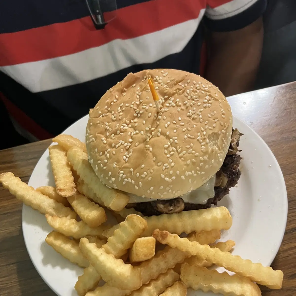 Mushroom & Swiss Burger