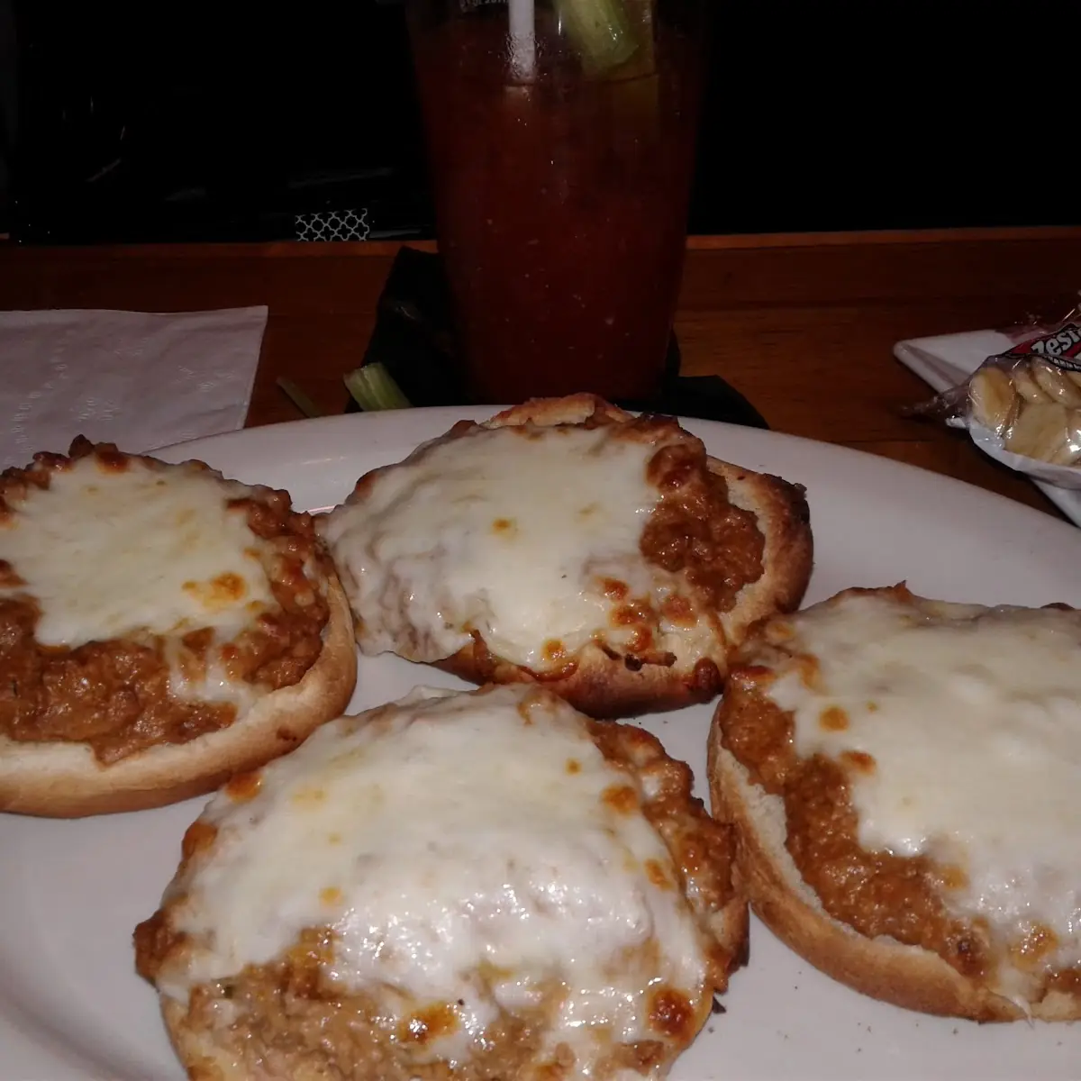 Open-Faced Pizza Burgers