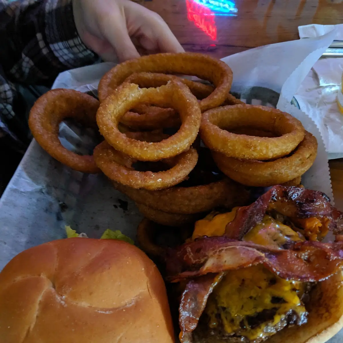 Beer Battered Onion Ring Basket