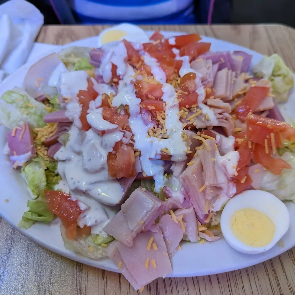 Chef Salad with Ranch Dressing