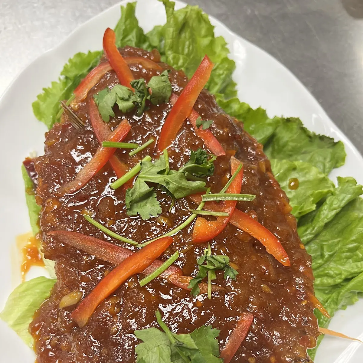 Deep-Fried Tilapia Pla Rad Prik
