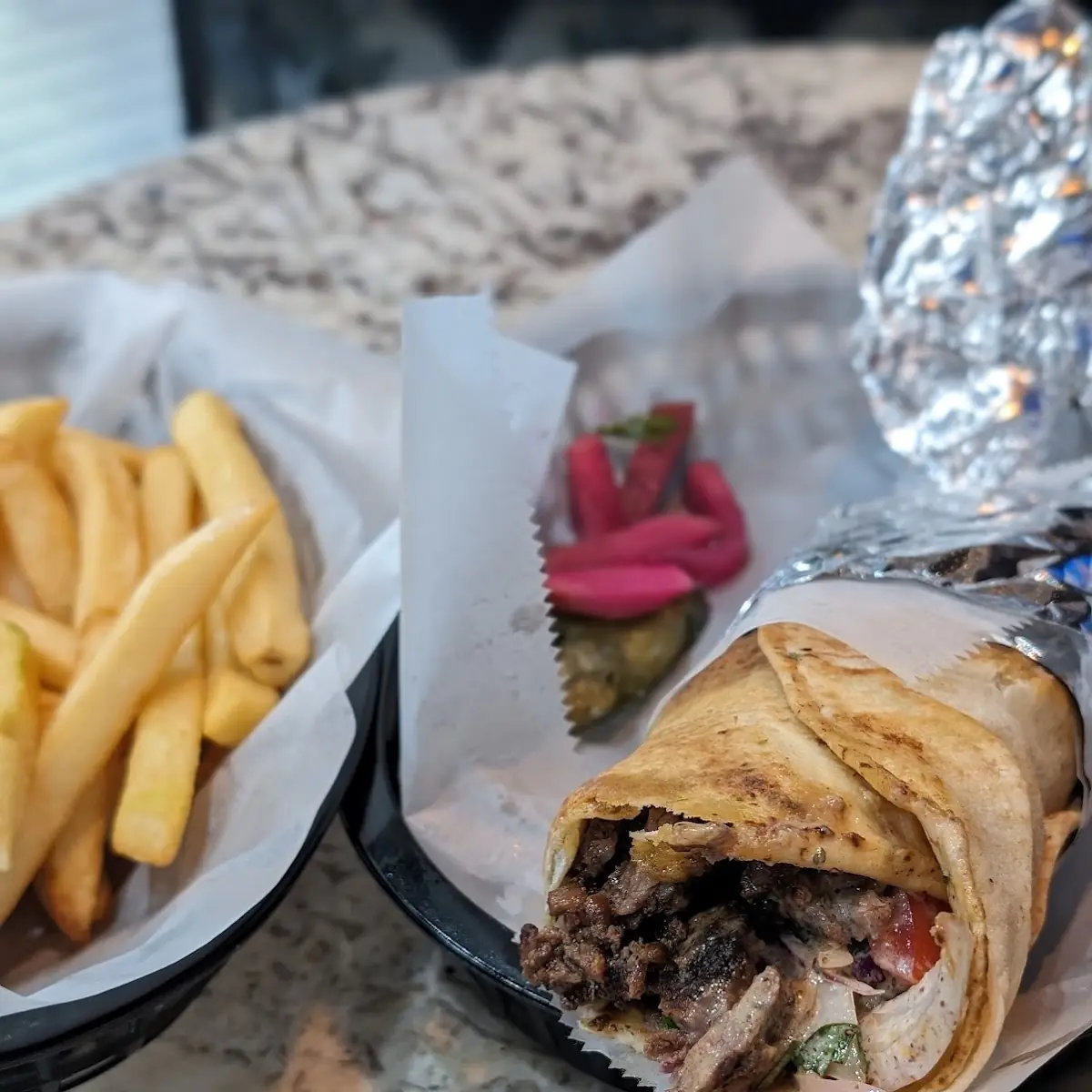 Beef Shawarma Sandwich