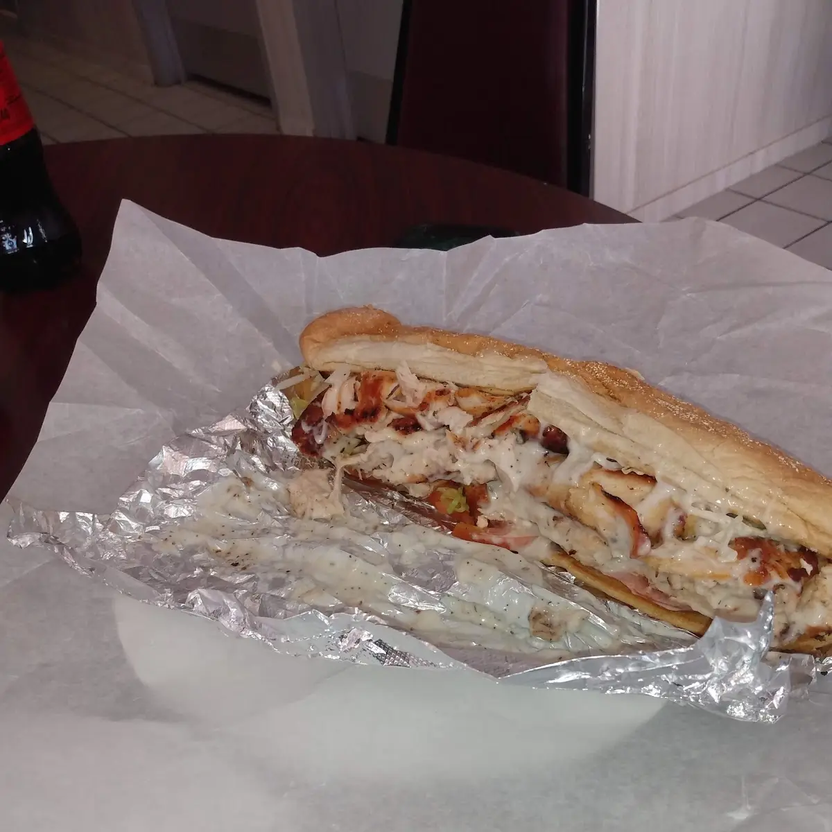 Chicken Gyro Sandwich
