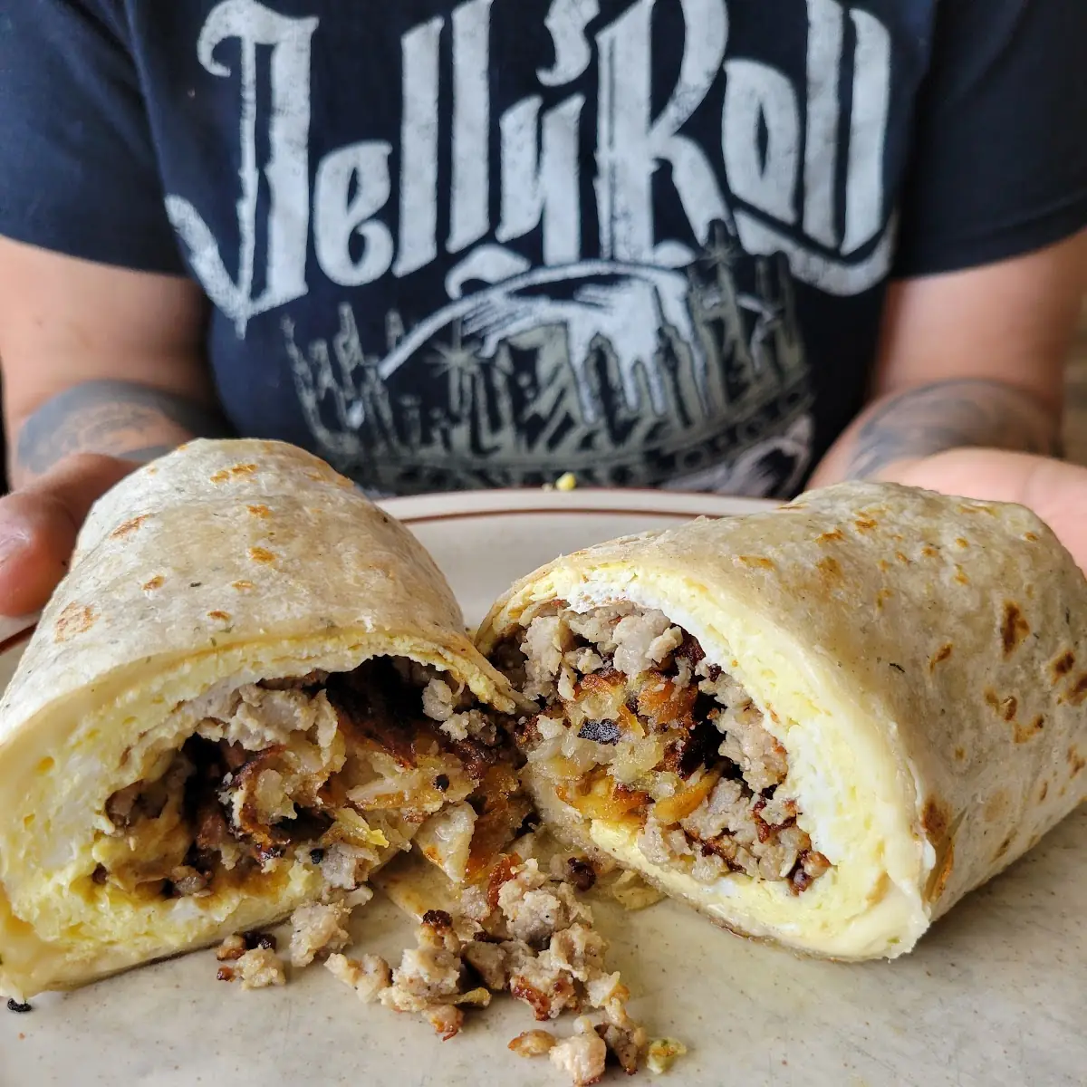 Sausage Breakfast Burrito