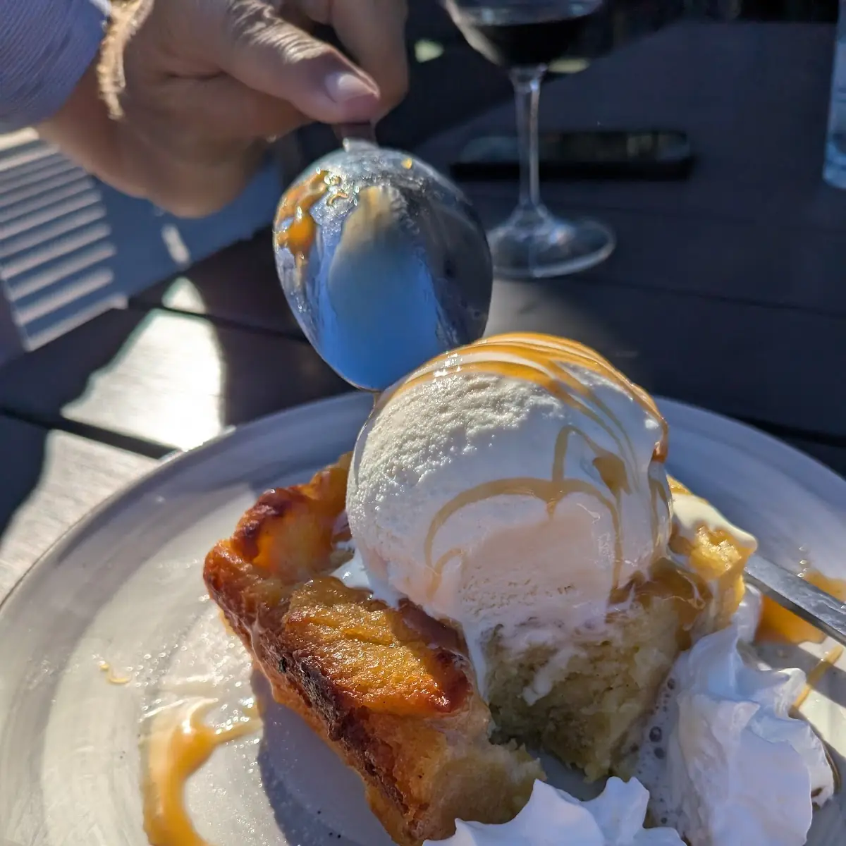 Bread Pudding It Was OK