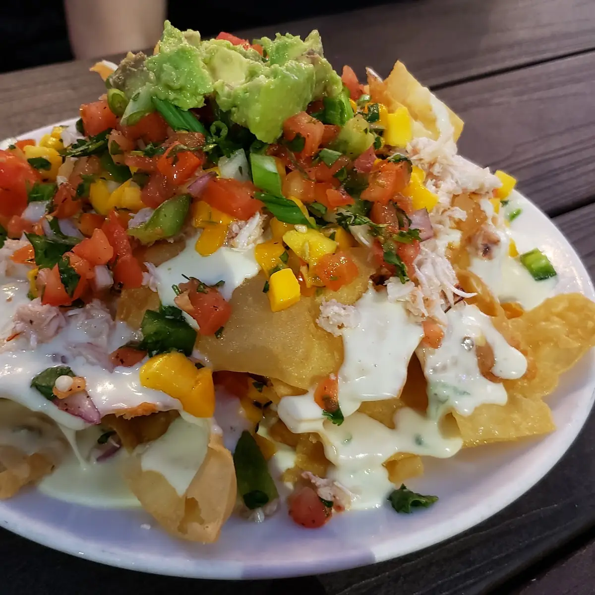 Crab Nachos Supreme