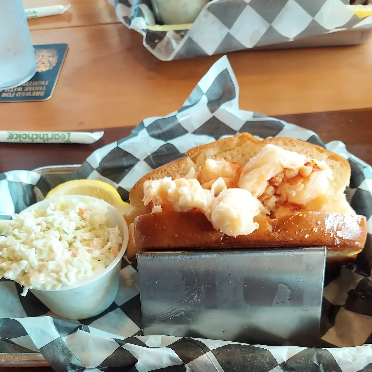 Lobster Roll with Melted Butter
