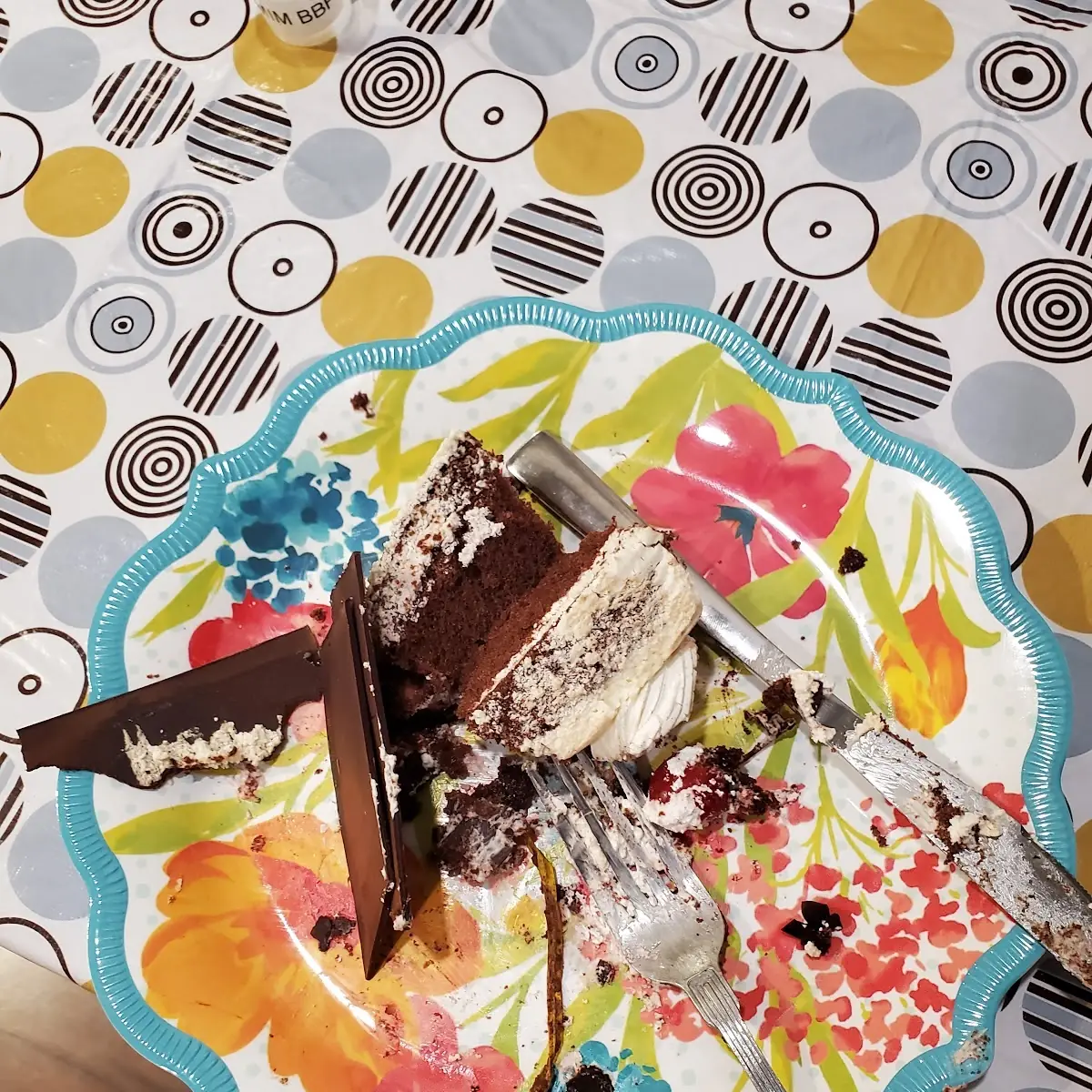 Classic Mocha Square Cake