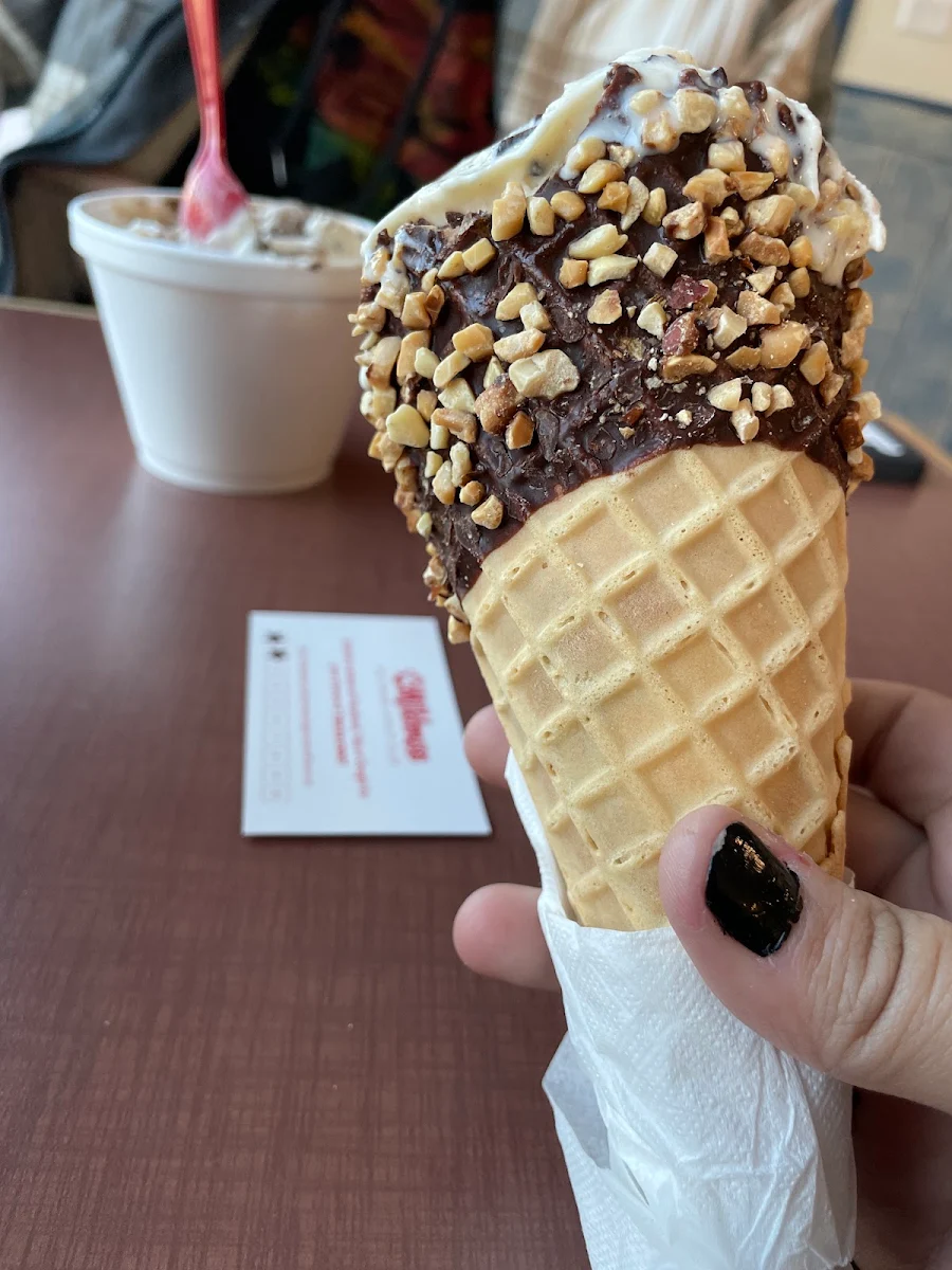Chocolate Dipped Waffle Cone